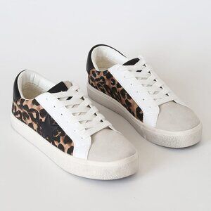 Steve Madden Philip Leopard Print Sneakers
